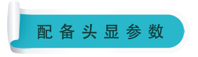 頭顯參數